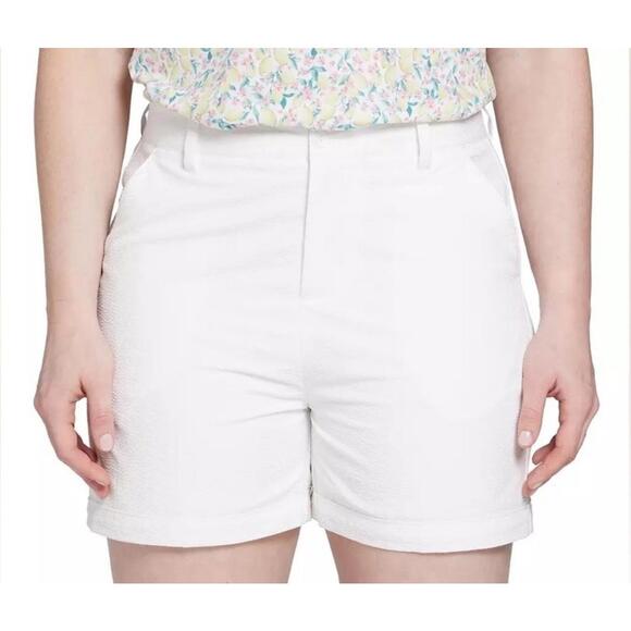 Walter Hagen Golf Shorts Clubhouse 5” Inseam Pure White Woman’s Size 4 UPF 50+ - Picture 3 of 14